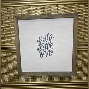 Hobby Lobby Hello Little Love Nursery Decor